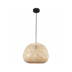Люстра в стилі бохо, підвісний світильник Goldlux 329196 Zanzibar E27 2x20W IP20 Бежевий
