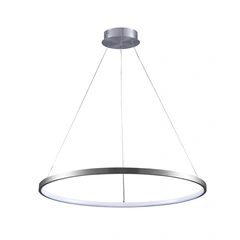 Підвісний світильник, люстра Goldlux 330000 Lea 1 Led 1x20W 4000K 2600Lm IP20 Срібло