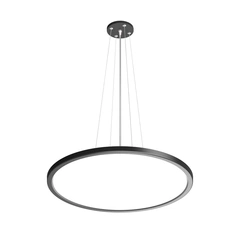 Підвісний світильник, люстра світлодіодна Italux PND-72843-400R-32W-BL Manito Led 1x32W 2800K/4000K/6000K 3800Lm IP40 Чорна