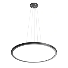 Підвісний світильник, люстра світлодіодна Italux PND-72843-480R-36W-BL Manito Led 1x36W 2800K/4000K/6000K 4300Lm IP40 Чорна