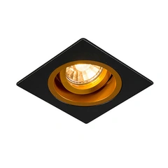 Світильник Zuma CHUCK DL SQUARE BLACK-GOLD 92706
