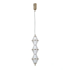Підвісний світильник, люстра Italux PND-34395-3V-HBR Fuente LED 3x15W 3000K 1108Lm IP20 золотий