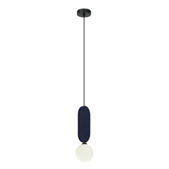 Підвісний світильник, люстра Italux PND-59815-1-BLU Lorenzo G9 1x25W IP20 синій