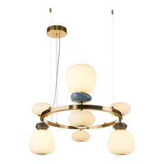 Підвісний світильник, люстра Italux PND-94981-4B-GD Evans LED 1x33W 3000K 3950Lm IP20 золотий