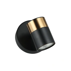 Світильник поворотний, спот Italux WL-58892-1-BK-BRO Elice GU10 1x35W IP20 чорний
