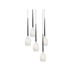 Підвісний світильник Azzardo MD1288A-5W IZZA 5 pendant white (AZ0311)