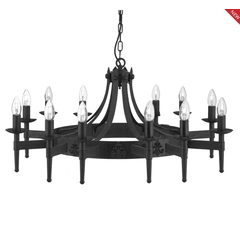 Люстра Searchlight Cartwheel 24212-12BK