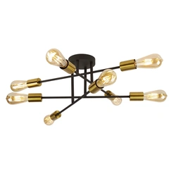 Люстра Searchlight ARMSTRONG 8048-8BK