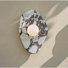Настінний світильник Marble 055003/300-200 wt bk
