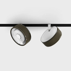 IN_LINE SOL, 2-х групний, ON/OFF, D95mm, H33mm, LED 10.8W, 3000K, бронза/білий (06.9533.14.930.BZG/WH.2G)