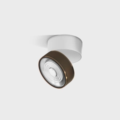 SOL SURF, D95mm, H78mm, LED 14W 3000K, білий/мідь (02.9533.14.930.WH/CPG)