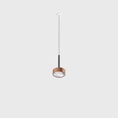 SOL MINI P NANO, D75mm, H135mm, 7W LED, 24°, 3000K, IP20, чорний/мідь (03.7532.7.930.BK/CP)