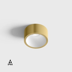 INVISIBLE MINI OUT, D55mm, H58mm, LED 6.3W, 2700K, латунь/білий (01.2203.7.927.BR/WH)