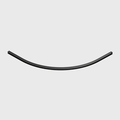 Накладний радіальний кут PICO_LINE ARC S, R300mm, 400x400mm, H15mm, чорний (16.SC30.BK)