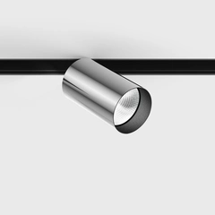 IN_LINE TUB M A 90, 2-х групний, ON/OFF, D52mm, H90mm, LED 10.8W, 3000K, хром/чорний (06.0591.14.930.CR/BK.2G)