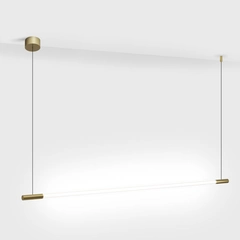Світильник підвісний SLIMLINE, L1031mm, D18mm, LED 8W, 3000К, 48V, латунь (10.1811.8.930.BR)