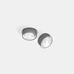 SOL IN MINI X2, L206mm, W111mm, H50mm, LED 2x7W, 4000K, білий/чорний (01.7522.14.940.WH/BKG)