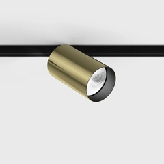 IN_LINE TUB M A 90, 2-х групний, ON/OFF, D52mm, H90mm, LED 10.8W, 3000K, латунь/чорний (06.0591.14.930.BR/BK.2G)