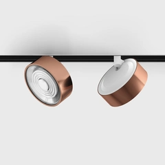 IN_LINE SOL, DALI 4x, D95mm, H33mm, LED 10.8W, 3000K, мідь/білий (06.9533.14.930.CP/WH.DALI.4x)