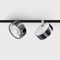 IN_LINE SOL, DALI 4x, D95mm, H33mm, LED 10.8W, 4000K, diamond black/білий (06.9533.14.940.DB/WH.DALI.4x)