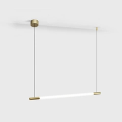 Світильник підвісний SLIMLINE, L700mm, D18mm, LED 5W, 3000К, 48V, латунь (10.1870.5.930.BR)