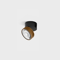 SOL SURF MINI, D75mm, H70mm, LED 7W, 4000K, чорний/coffee (02.7526.7.940.BK/CFG)