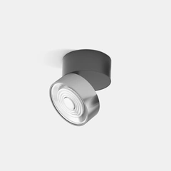 SOL SURF, D95mm, H78mm, LED 14W 3000K, чорний/хром (02.9533.14.930.BK + SOL RING CHROME)