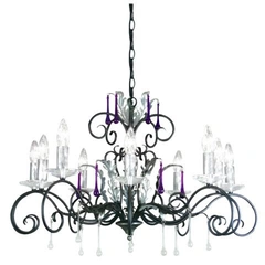 Люстра Elstead Amarilli AML10 BLK/SILVER