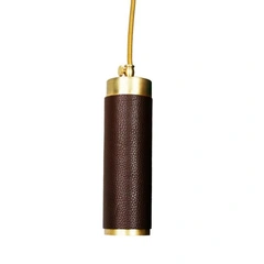 Подвесной светильник PikArt Leather ceiling 5213-1 brown