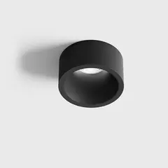 Вбудований стельовий світильник з рамкою INVISIBLE MINI OUT, D55мм, H58мм, CREE LED 6.3W, 350mA, 640Lm, 2700K, 55°, CRI>90, IP44, чорний