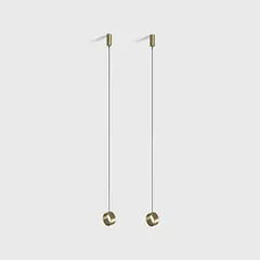 SNAKE suspension kit (2psc include), L 1500mm, d12mm, латунь/чорний