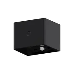 Бра, настінний світильник з датчиком руху Goldlux 331434 Miri LED 1x2.5W 3000K/4000K/6400K 150Lm IP20 чорний