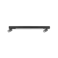 Стельовий світильник Goldlux 327383 Paris GU10+Led 3x10+24W 4000K 1800Lm IP20 Чорний