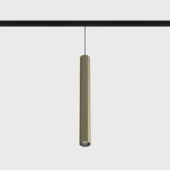Підвісний світильник IN_LINE TUB S P 300, D30mm, H300mm, CREE LED 7W, 3000K, 610Lm, 50°, CRI>90, 48V, 4-х провідний DIM DALI, IP20, бронзовий/чорний
