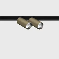 Прожектор IN_LINE TUB S A 60 X2, D30mm, H60mm, L211mm, CREE LED 2x4.5W, 3000K, 2x430Lm, 36°, CRI>90, 48V, 4-х провідний DIM DALI, IP20, бронзовий/чорний