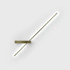 Накладний настінний світильник, поворотний ARROW M, L685mm, H180mm, SP47mm, LED 9W, 3000K, 310Lm, CRI>90, 250mA, DIM DALI, 220-240V, IP20, опаловий, латунь