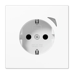 Розетка із з/к та захистом JUNG HOME BTLS1521SWW білий