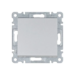 Выключатель 1-полюсный Hager Lumina, серебро, 10АХ/230В, WL0012