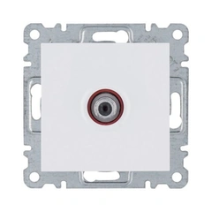 Розетка САТ Hager Lumina, біла, WL3230