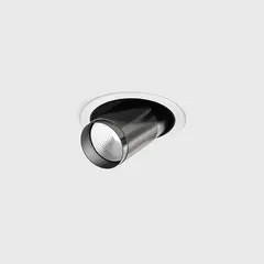 Встраиваемый потолочный поворотный светильник с рамкой TUB M OUT, D52 мм, H60 мм, CREE LED 12 Вт, 1210 лм, 3000 К, 50°, CRI > 90, 300 мА, IP20, белый/титановый
