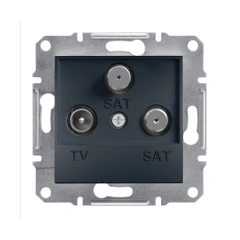 Розетка TV-R-SAT кінець Asfora, (колір антрацит) EPH3400171