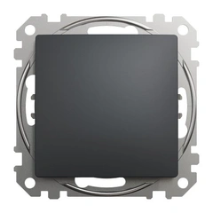 Вимикач 1-кл SE Sedna Design SDD114101 чорний