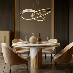Люстра Linef MJ340 MJ319-600 Champagne GD