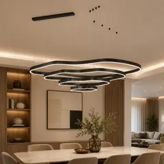Люстра Linef PCL006 PCL006-100*80*60*40 BK
