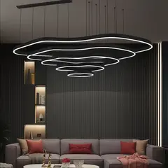 Люстра Linef PCL006 PCL006-120*100*80*60*40 BK