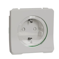 Механізм розетки із з/к та шторками IP55, білий Mureva Styl Schneider Electric MUR39134