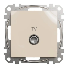 Розетка TV 4дб SE Sedna Design SDD112471 бежевый