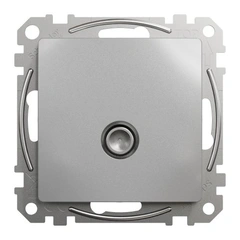 Розетка TV конечная 4дб SE Sedna Design SDD113471 алюминий