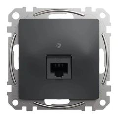 Компьютерная розетка RJ45 кат. 5е UTP SE Sedna Design SDD114451 черный