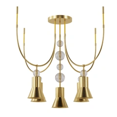 Люстра PikArt ARCH 5U 23665-1 gold